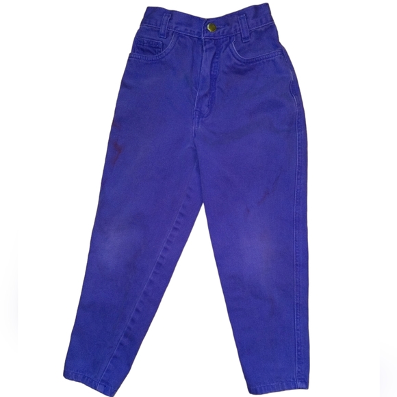 ❤️ Purple Jeans Girls Sz 6 - Picture 1 of 9